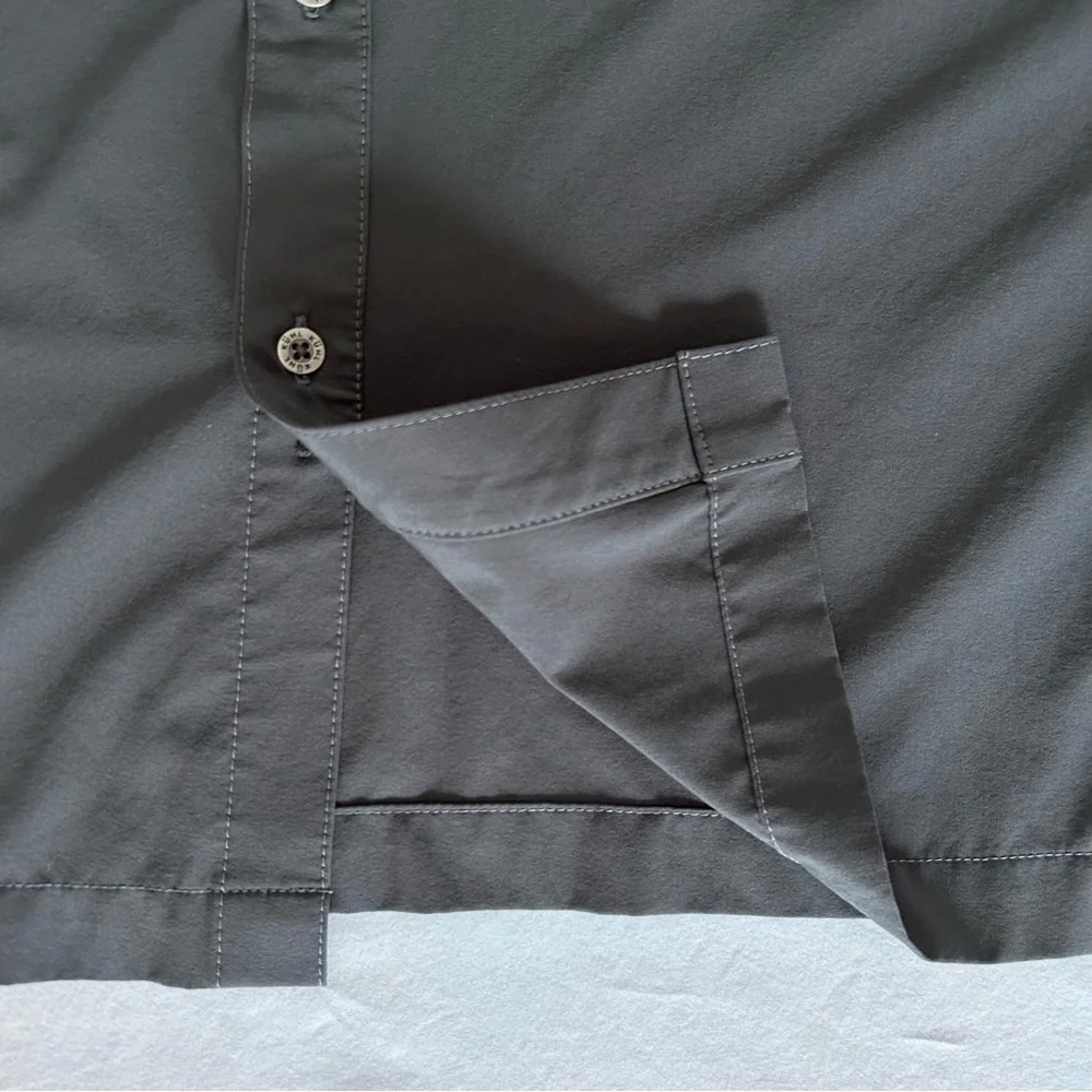 Kuhl Shirt Mens XL Gray Short Sleeve Button Up Outdoor Hiking Lightweight - Picture 5 of 8